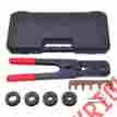 25pcp004-5size-02 Yescom 5in1 Pex Crimper Kit 3 8 1 2 5 4 Crimping Plumbing Copper Ring Tool 640671039970