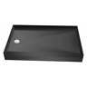 3060l-pvc Tile Redi Left Drain Single Curb Shower Base 0898697002052 3060l-pvc Tile Redi Left Drain Single Curb Shower Base 0898697002052