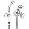 7582.167.002 American Standard Bedpan Cleanser Chrome 012611439100