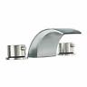763383500467 Bathfinesse Inch Led Light Faucet Waterfall Widespread Bathroom