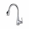 846639011037 Kraus Single Lever Pull Out Kitchen Faucet Chrome