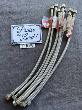 Ace 082901249467 4335204 Faucet Supply Line 1/2 Inch X Fip 20 Stainless Steel Braided