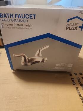 Ace Trading - Hp Faucets 4522613cb Home Plus 1004-10ctp Cp-n Chrome Two Handle Classic Lavatory Faucet 4 Inch