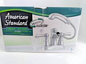 American Standard 745-326 Outreach Pull-out Bath Faucet Satin Nickel 4 Inch Centerset Nib Gp