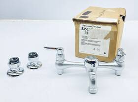 8350243.004 American Standards Techinal Concepts Tc Sloan Zurn Standard Heritage Wall Faucet Chrome With Lever Handles 8350243.004 American Standards Techinal Concepts Tc Sloan Zurn Standard Heritage Wall Faucet Chrome With Lever Handles