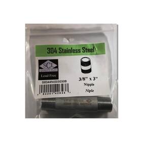 Anvil International 4632100640 3/8 Inch Mpt Stainless Steel 3 L Nipple