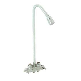 B&k 126-015 And Chrome 2-handle Knob Utility Shower Faucet Pack Of 6 B&k