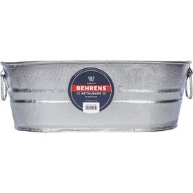 Behrens 000-ov 2 Gal. Oval Hot-dipped Utility Tub 085995000921