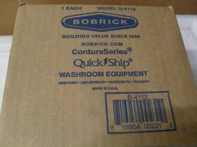 Bobrick B-4112 Conturaseries Wall Mounted Manual Bulk Liquid Soap Dispenser 40oz