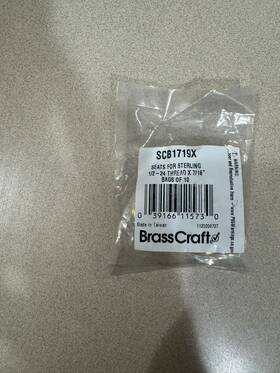 Brasscraft Scb1719x Brass Craft Seats For Sterling 1/2 Inch By 24 Threads Bag Of 10
