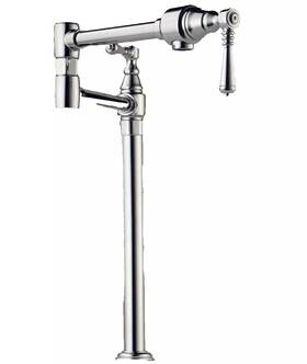 Brizo 62710lf-pc Traditional Deck Mount Pot Filler Faucet - 62710lf-pc- Polished Chrome