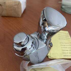 Central 0361 Brass Drinking Faucet Bubbler Head And Flange 3/8 Inch Female Chrome