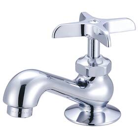 0239-ap Central Brass Chrome 1.2 Gpm Deck Mounted Kitchen Faucet With Aerator