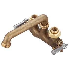 0470-5 Central Brass Two Handle Laundry Faucet -