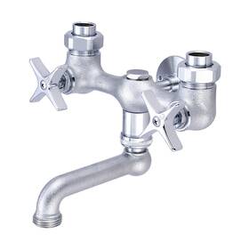 0471-rc Central Brass Chrome Wall Mounted Two Handle Laundry Faucet 0471-rc Central Brass Chrome Wall Mounted Two Handle Laundry Faucet