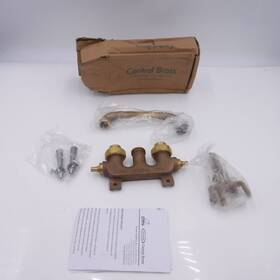 0468 Central Brass 763439015884 Rough Centerset Two Handle Laundry Faucet 0468 Central Brass 763439015884 Rough Centerset Two Handle Laundry Faucet