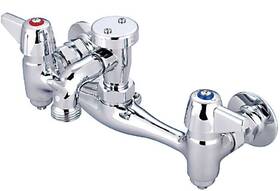 Central Brass 80050-u-i Double Handle Wall Mounted Bridge Service - Chrome