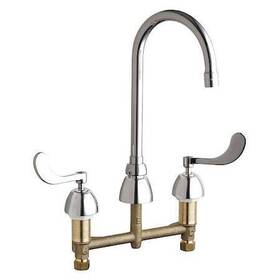 786-e3xkabcp Chicago Faucet Manual 8 Inch Mount Concealed Hot And Cold Water Sink