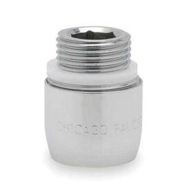 E3-2jkabcp Chicago Faucet Aerated Outlet Brass 3/8 In - 18 Chrome