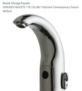 Chicago Faucets 116.122.ab.1 Faucet 116.121.ab.1 Ac Sensor