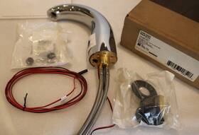 Chicago Faucets 116.665.ab.1 - Hytronic Deck Mount Electronic Lav Faucet Chrome