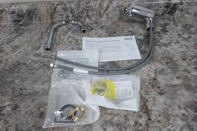 116224ab1t Chicago Faucets 2.2 Gpm Wall Mount Gooseneck Sink Faucet