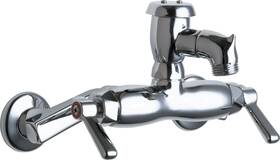 305-vbrcp Chicago Faucets 305-vbr Wall Mounted Service Sink Faucet - Chrome 305-vbrcp Chicago Faucets 305-vbr Wall Mounted Service Sink Faucet - Chrome