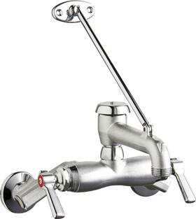 Chicago Faucets 445-vbrrcf Wall Mounted Hot And Cold Water - Chrome