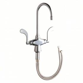50-317xkabcp Chicago Faucets Commercial Gooseneck Kitchen Faucet Chrome 50-317xkabcp Chicago Faucets Commercial Gooseneck Kitchen Faucet Chrome