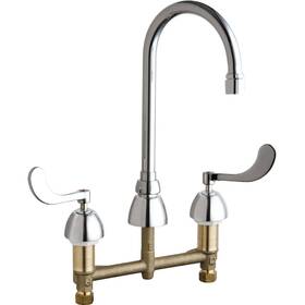 Chicago Faucets 611943465568 786-e3vpcabcp Commercial Grade High Arch Kitchen Faucet