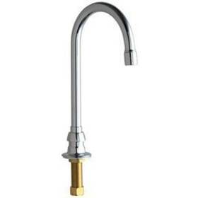 Chicago Faucets 626-e3 Faucet 1/2 Inch Gooseneck Spout Brass Npt Connection