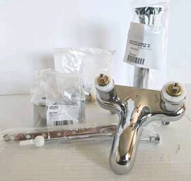 797-765abcp Chicago Faucets Metering Faucet Push Handle Chrome Ada Compliant