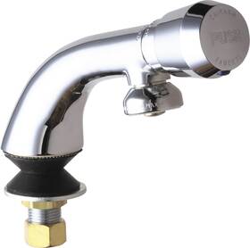 807-665pshabcp Chicago Faucets 807-665pshab Single Supply Hot / Cold Water Basin - Chrome