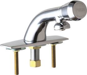 857-665pshabcp Chicago Faucets 857-665pshab Single Supply Hot / Cold Water Basin - Chrome