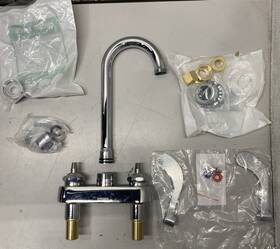 895-317e29abcp Chicago Faucets Hot And Cold Sink Faucet