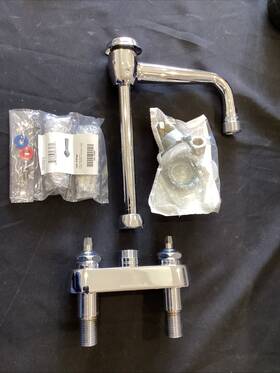 Chicago Faucets 895-gn2bvbe2-2cp Bar/ Industrial Faucet Polished Chrome K2