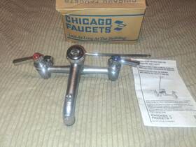 897-best Chicago Faucets Never Used Wall Mounted Chrome Faucet Model Offer