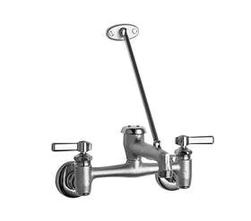 897-crcf Chicago Faucets 8.35 Gpm Wall Mounted Rough Chrome Faucet 8 Inch Centers Ne
