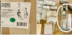 Chicago Faucets 910-g777-19kcp Pedal Valve Faucet Cleaner New Open Box
