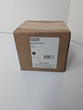 Chicago Faucets 980-909-957-3kagv Turret Fitting Chrome Plate 980-909-957-3kagvcp Brand New