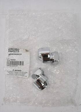Ab540-043kcp Chicago Faucets Chrome Plated Replacement Adapters 2 Pack For 540 Series