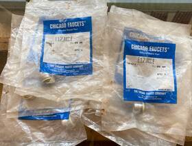 E12jkcp Chicago Faucets Faucet Aerator New In Original Bags Lot Of 9 E12jkcp Chicago Faucets Faucet Aerator New In Original Bags Lot Of 9