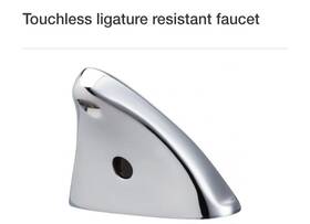 Chicago Faucets Elre12e12abcp Elr-e12e-12abcp Electronic Ligature-resistant Touchless Faucet