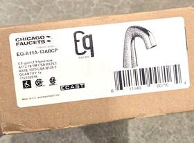 Chicago Faucets Eq-a11a-13abcp Touch-free Chrome Sink Faucet Deck Mount