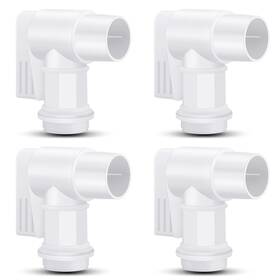 Qiy-cinnvoice-4512 Cinnvoice 4 Pcs Polyethylene Drum Spigot With Epdm Gasket 2 Inch Male White