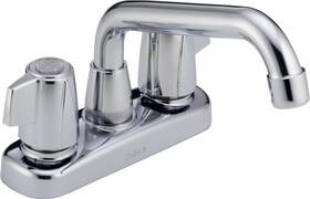 Delta 2123lf Classic Double Handle Laundry Faucet - Chrome