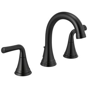 3533lf-blmpu Delta Kayra 1.2 Gpm Widespread Bathroom Faucet- -matte Black Finish 3533lf-blmpu Delta Kayra 1.2 Gpm Widespread Bathroom Faucet- -matte Black Finish