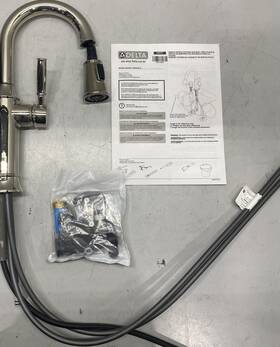 Delta 9984-pn-pr-dst Renaldi Bar Faucet Polished Nickel