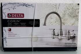 22722lf-ss Delta Faucet Corin - Two Handle Wall Mount Kitchen Stainless 22722lf-ss Delta Faucet Corin - Two Handle Wall Mount Kitchen Stainless