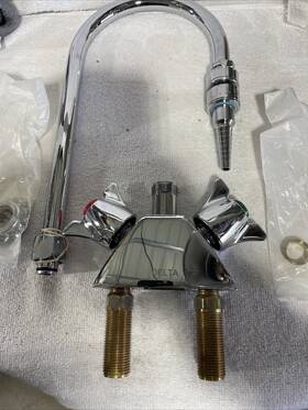 Delta W6700-9 New Open Box Deck Mounted Faucet Free Shipping